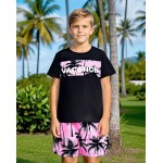 Boy's Summer Outfits Shorts Sleeve Crewneck T Shirt Tops Tees Shorts Sets Boy's 2 Piece Outfits