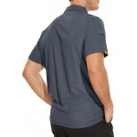 Mens Polo Shirts Short Sleeve Moisture Wicking Golf Polo Athletic Collared Shirt Tennis T-Shirt Tops