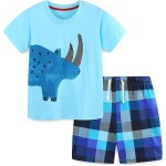 Boy Clothes 100% Cotton Jersey Short Sleeve T-Shirt 