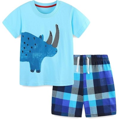 Boy Clothes 100% Cotton Jersey Short Sleeve T-Shirt 
